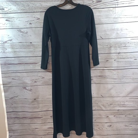 NWOT Gorgeous L.L. BEAN Long Black Dress - Picture 3 of 6